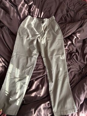 L.L. Bean Olive-Tone Straight Leg Chinos